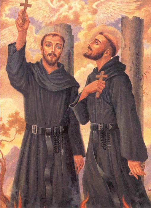 Beato Martín Lumbreras  Peralta y Beato Melchor de San Agustín Sánchez